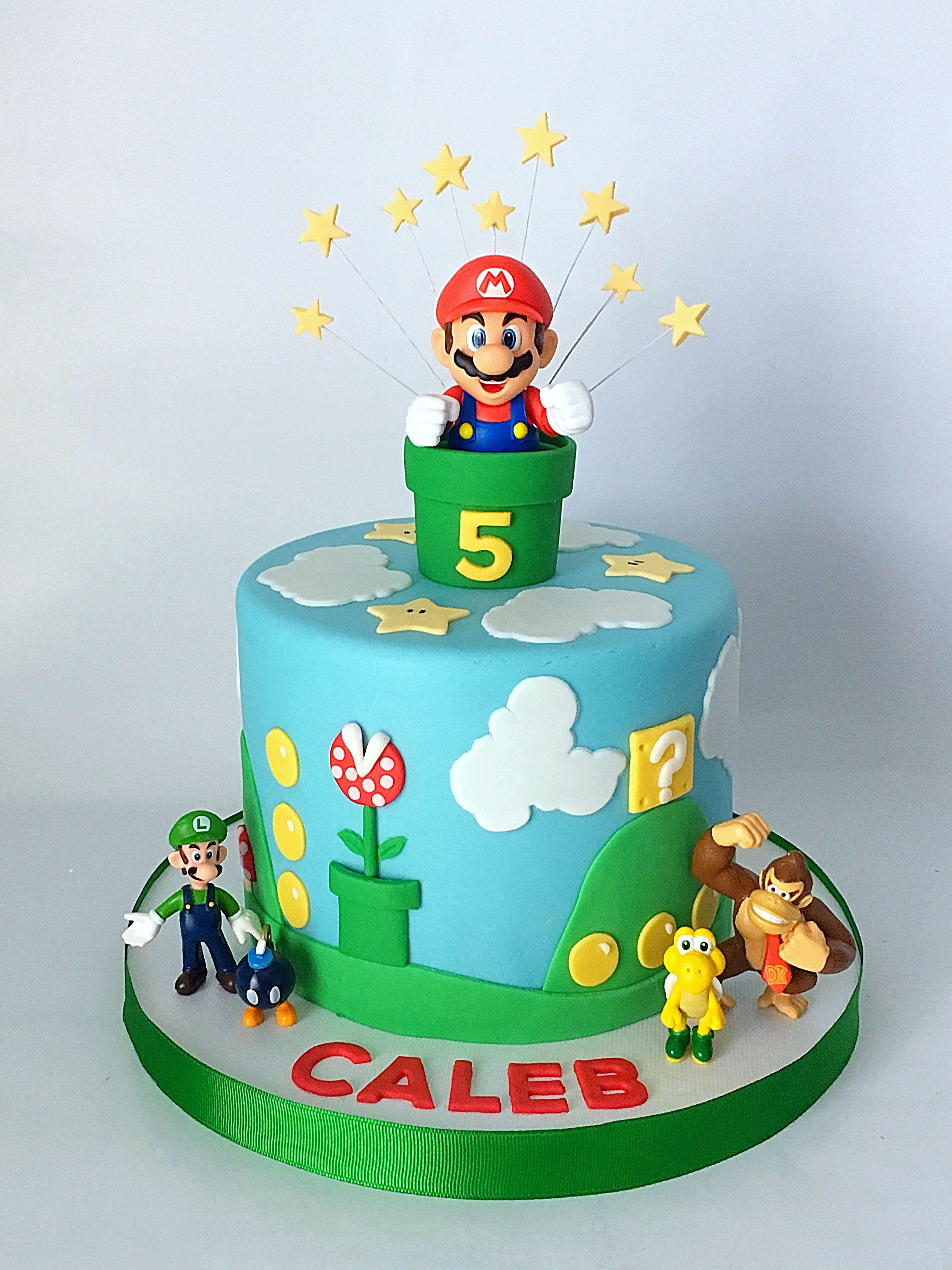 Gâteau d'anniversaire Super Mario Super Mario - Gâteau 3D – CAKE
