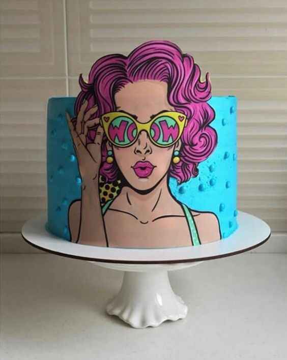 Painter Artist Theme Cake